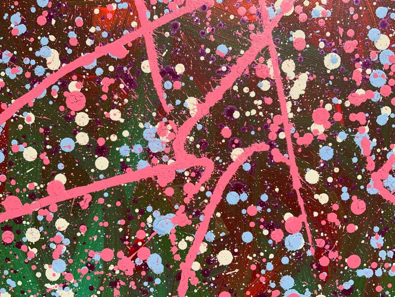 Original Abstract Expressionism Abstract Painting by Philip Leister
