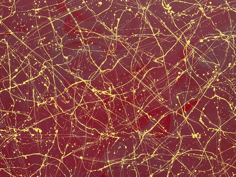 Original Abstract Expressionism Abstract Painting by Philip Leister