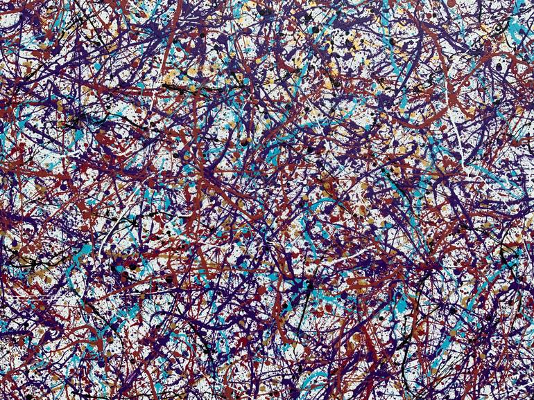 Original Abstract Expressionism Abstract Painting by Philip Leister