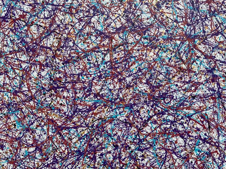 Original Abstract Expressionism Abstract Painting by Philip Leister