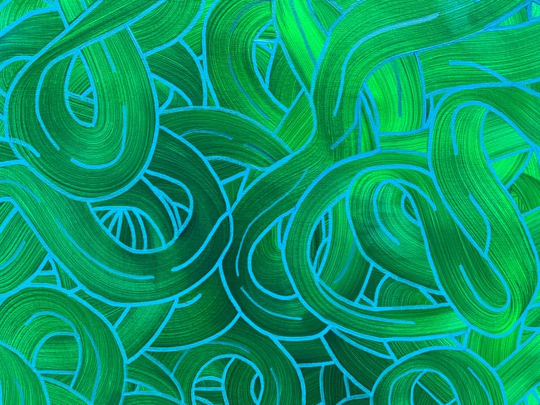 Original Abstract Expressionism Abstract Drawing by Philip Leister