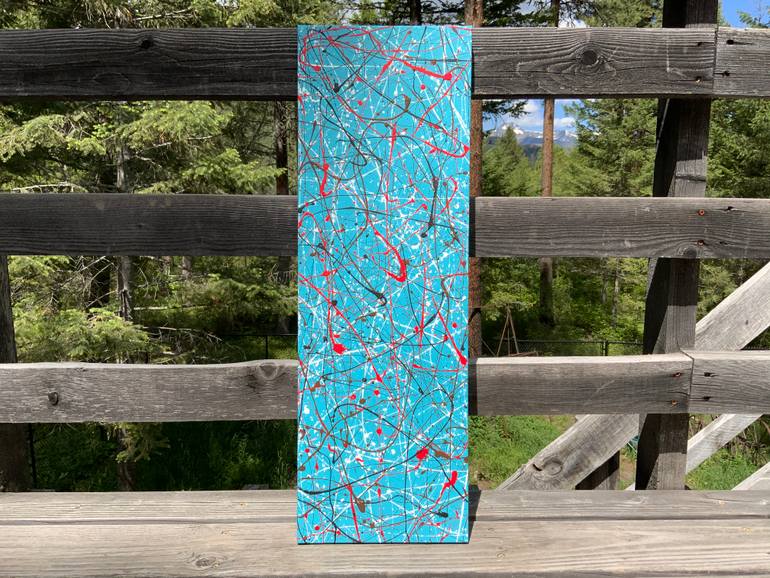 Original Abstract Expressionism Abstract Painting by Philip Leister