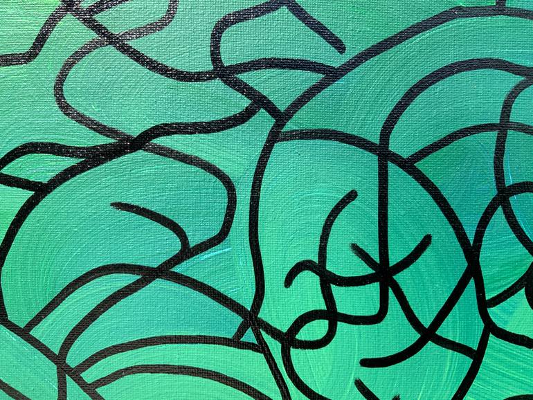 Original Art Deco Abstract Drawing by Philip Leister