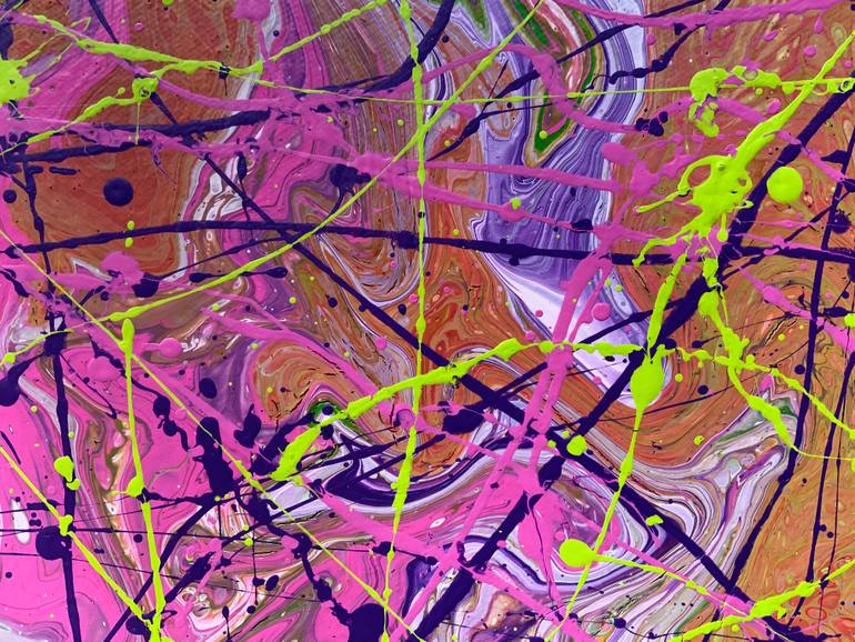 Original Abstract Expressionism Abstract Painting by Philip Leister