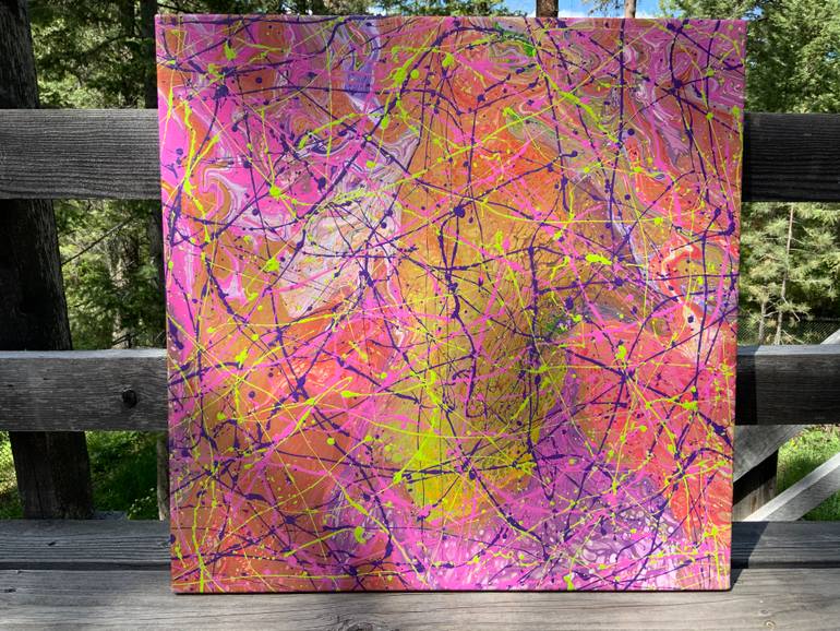 Original Abstract Expressionism Abstract Painting by Philip Leister