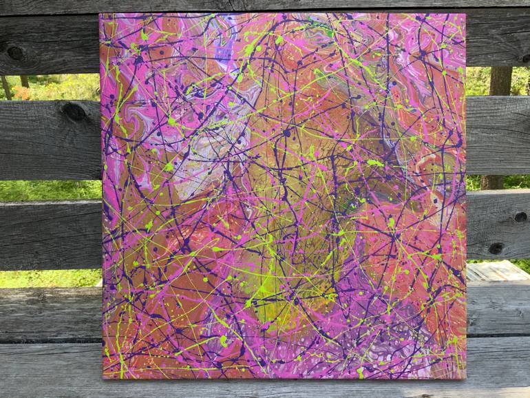 Original Abstract Expressionism Abstract Painting by Philip Leister