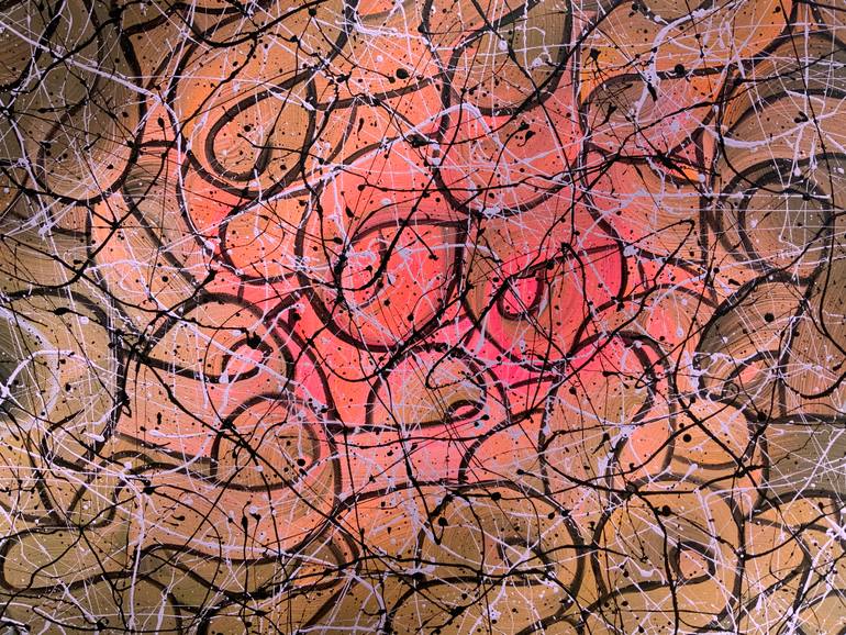 Original Abstract Expressionism Abstract Painting by Philip Leister