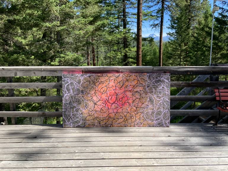 Original Abstract Expressionism Abstract Painting by Philip Leister