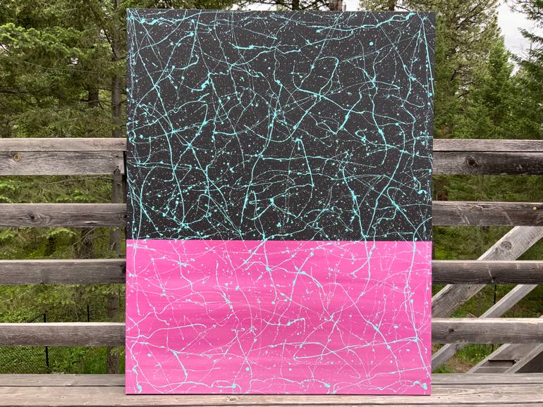 Original Abstract Expressionism Abstract Painting by Philip Leister
