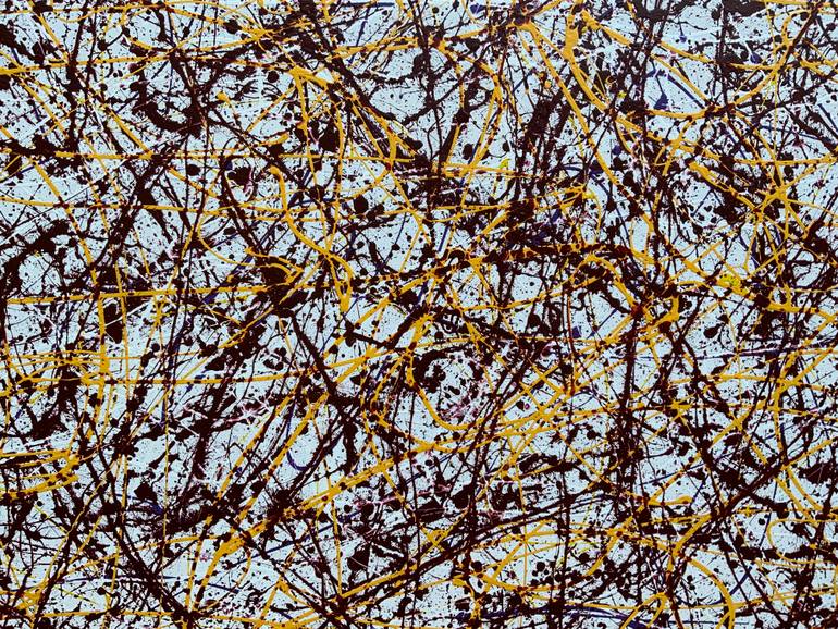 Original Abstract Expressionism Abstract Painting by Philip Leister