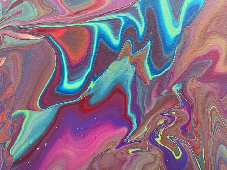 Original Abstract Expressionism Abstract Painting by Philip Leister