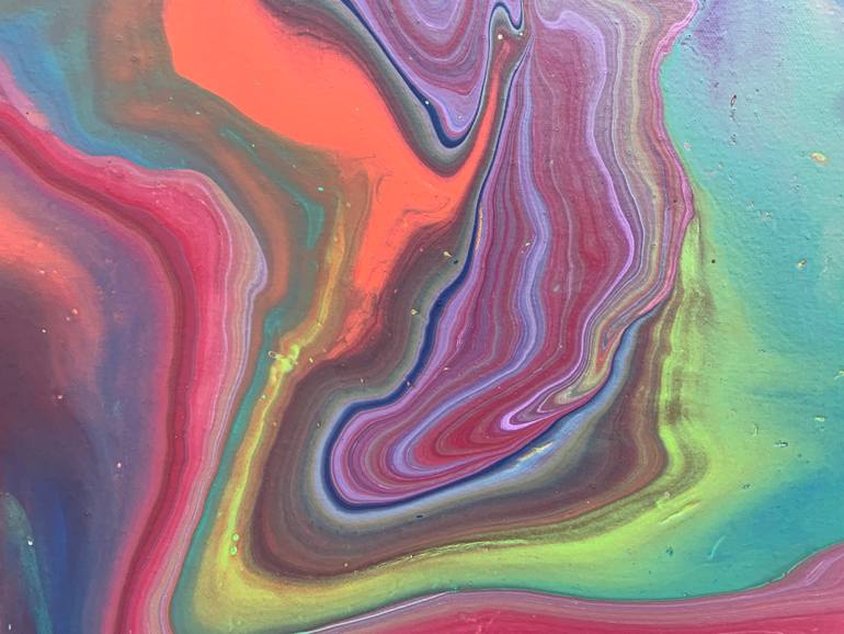Original Abstract Expressionism Abstract Painting by Philip Leister