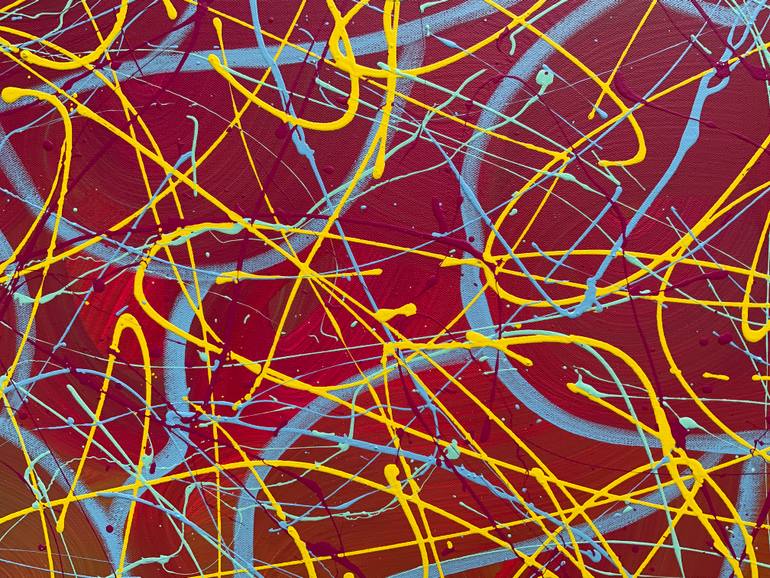 Original Abstract Expressionism Abstract Painting by Philip Leister