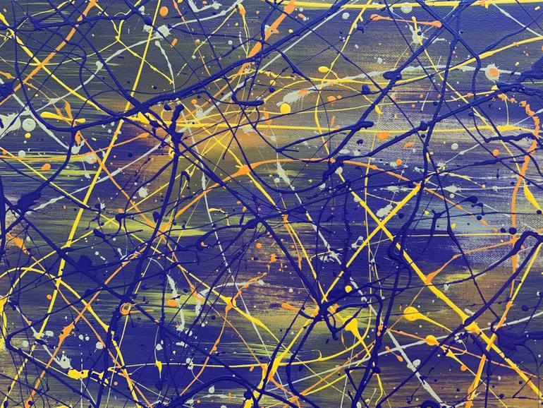Original Abstract Expressionism Abstract Painting by Philip Leister