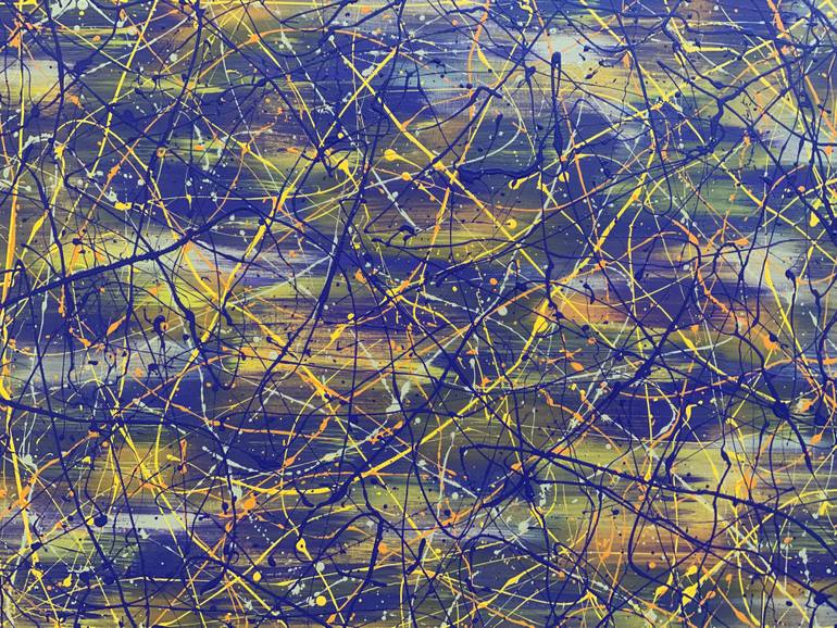 Original Abstract Expressionism Abstract Painting by Philip Leister