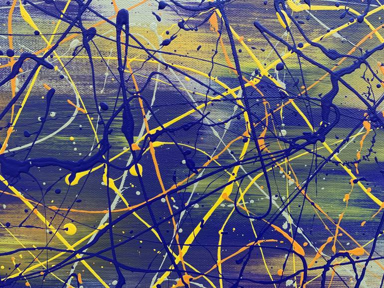 Original Abstract Expressionism Abstract Painting by Philip Leister