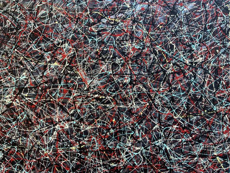 Original Abstract Expressionism Abstract Painting by Philip Leister