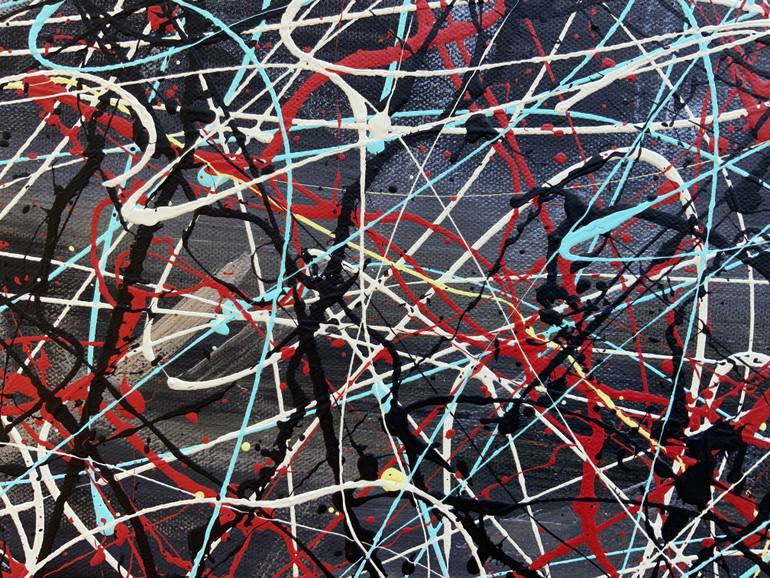 Original Abstract Expressionism Abstract Painting by Philip Leister