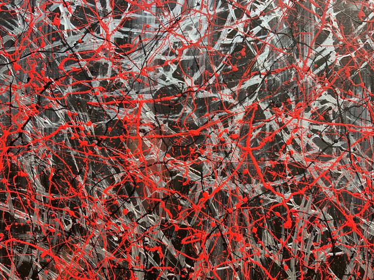 Original Abstract Expressionism Abstract Painting by Philip Leister