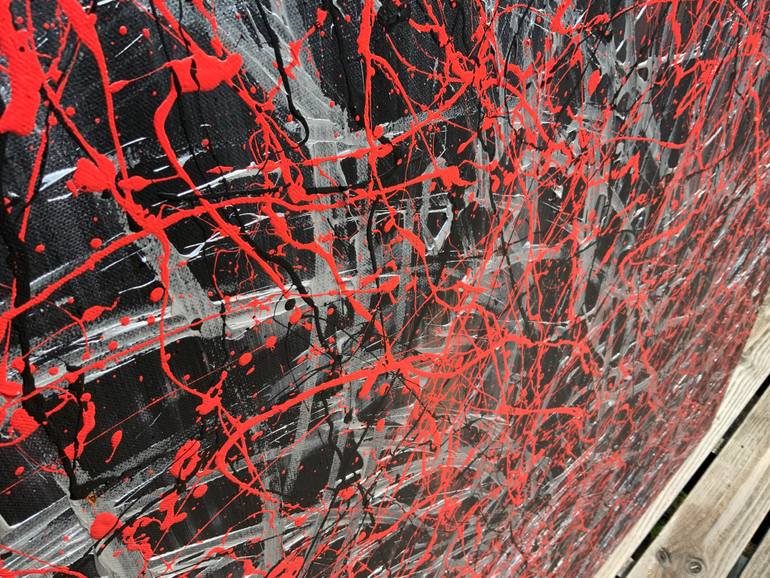 Original Abstract Expressionism Abstract Painting by Philip Leister
