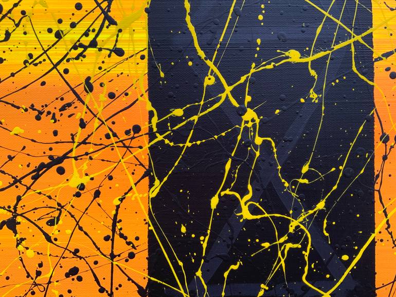 Original Abstract Expressionism Abstract Painting by Philip Leister