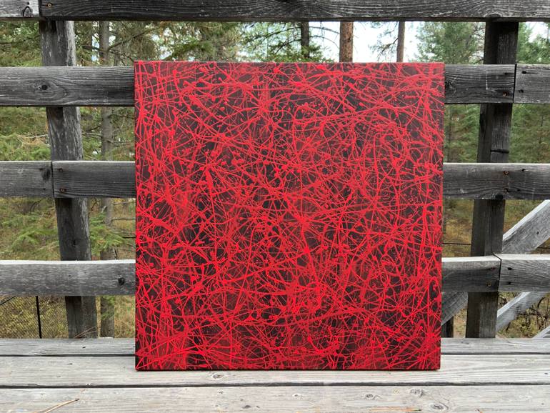 Original Abstract Expressionism Abstract Painting by Philip Leister