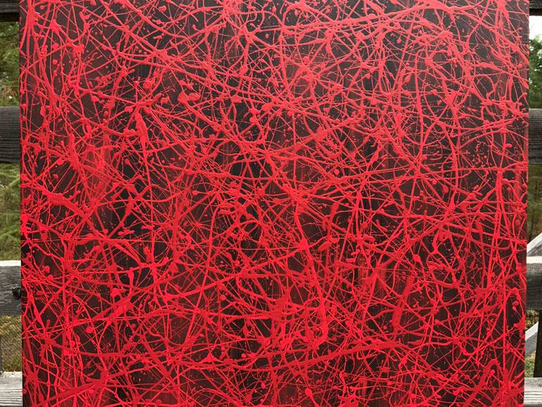 Original Abstract Expressionism Abstract Painting by Philip Leister