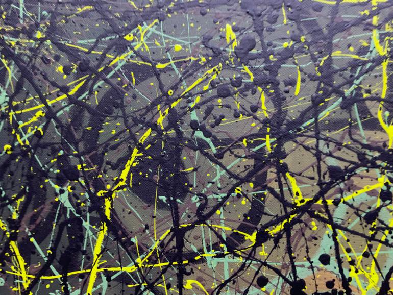 Original Abstract Expressionism Abstract Painting by Philip Leister