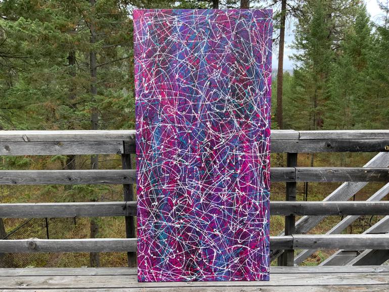 Original Abstract Expressionism Abstract Painting by Philip Leister