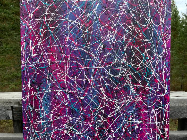 Original Abstract Expressionism Abstract Painting by Philip Leister