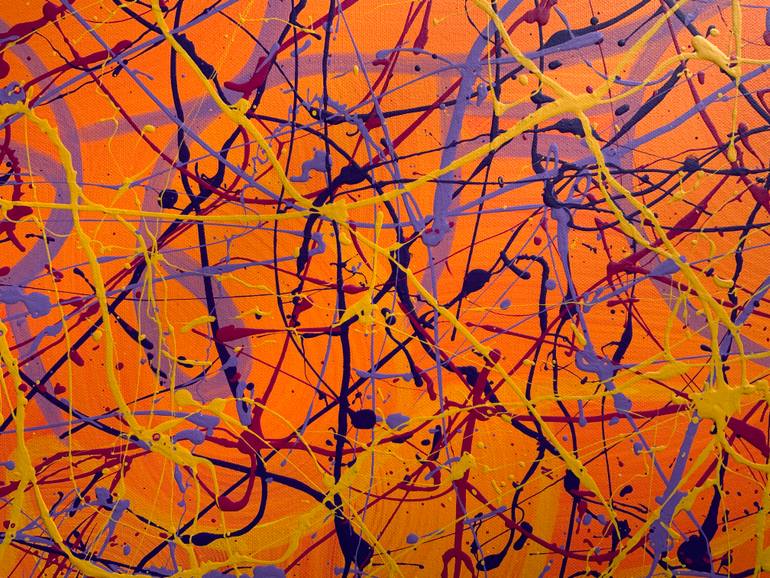 Original Abstract Expressionism Abstract Painting by Philip Leister