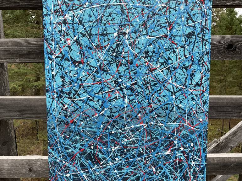 Original Abstract Painting by Philip Leister