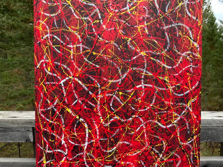 Original Abstract Expressionism Abstract Painting by Philip Leister