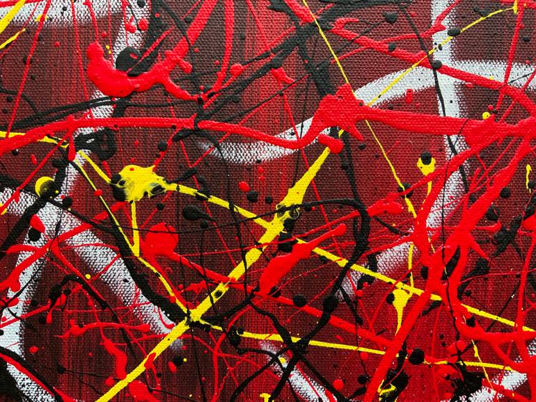 Original Abstract Expressionism Abstract Painting by Philip Leister