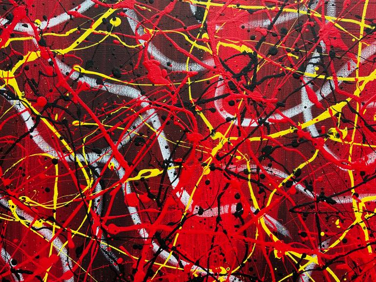 Original Abstract Expressionism Abstract Painting by Philip Leister