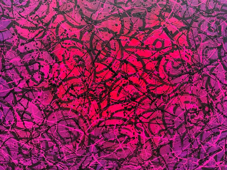 Original Abstract Expressionism Abstract Painting by Philip Leister