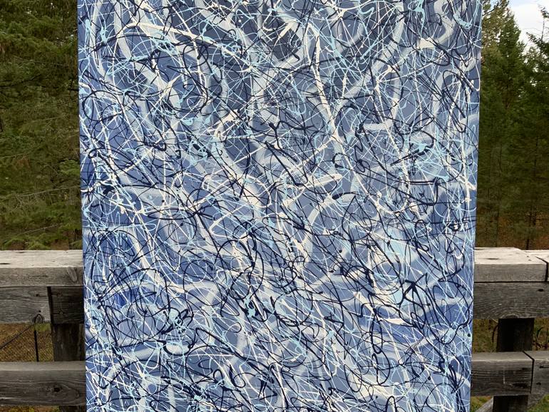 Original Abstract Expressionism Abstract Painting by Philip Leister