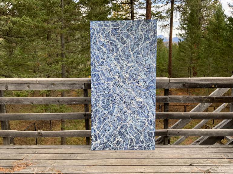 Original Abstract Expressionism Abstract Painting by Philip Leister