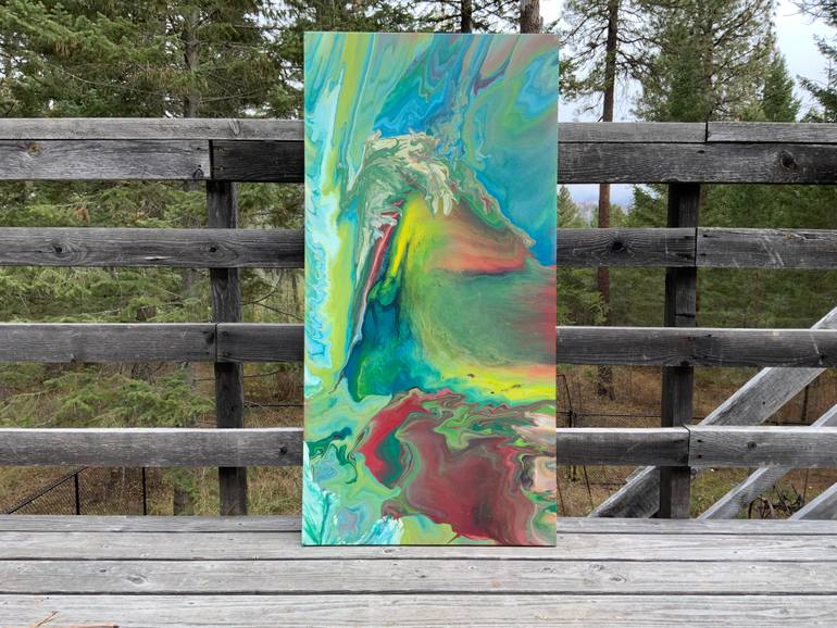 Original Abstract Expressionism Abstract Painting by Philip Leister