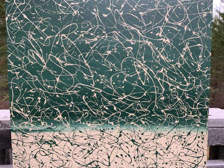 Original Abstract Expressionism Abstract Painting by Philip Leister