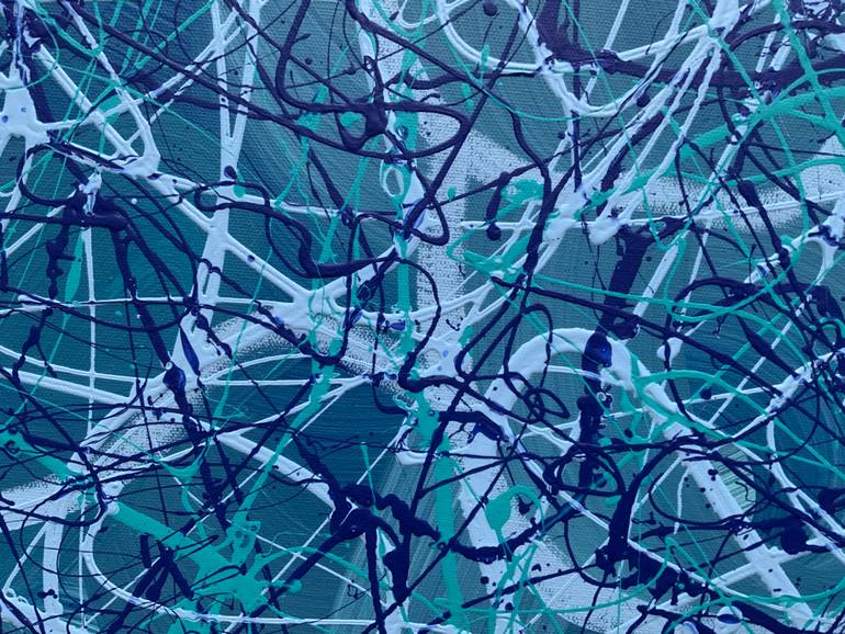 Original Abstract Expressionism Abstract Painting by Philip Leister