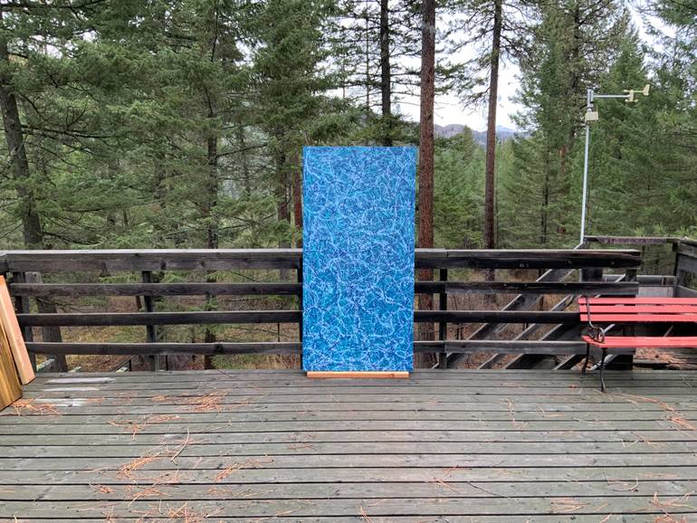 Original Abstract Expressionism Abstract Painting by Philip Leister