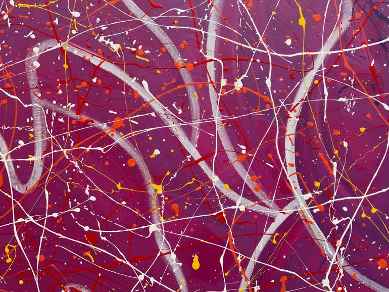 Original Abstract Expressionism Abstract Painting by Philip Leister