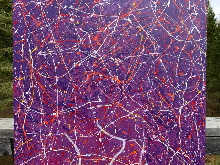 Original Abstract Expressionism Abstract Painting by Philip Leister