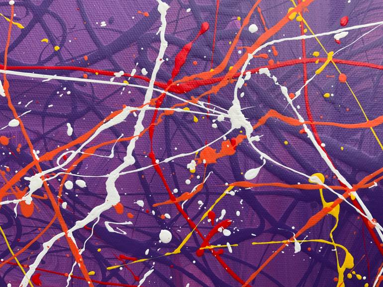 Original Abstract Expressionism Abstract Painting by Philip Leister