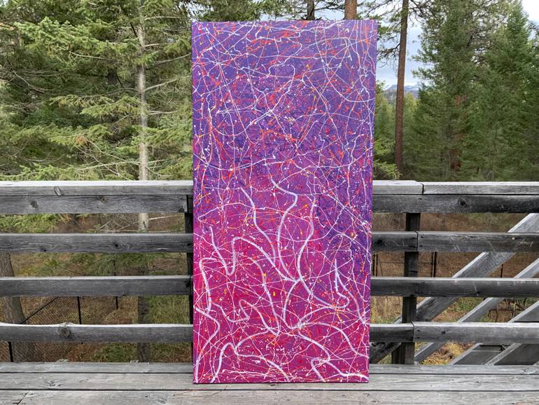 Original Abstract Expressionism Abstract Painting by Philip Leister