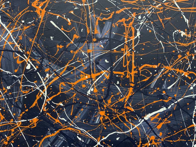 Original Abstract Expressionism Abstract Painting by Philip Leister