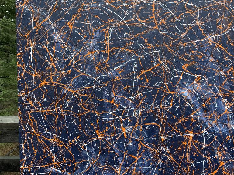 Original Abstract Expressionism Abstract Painting by Philip Leister