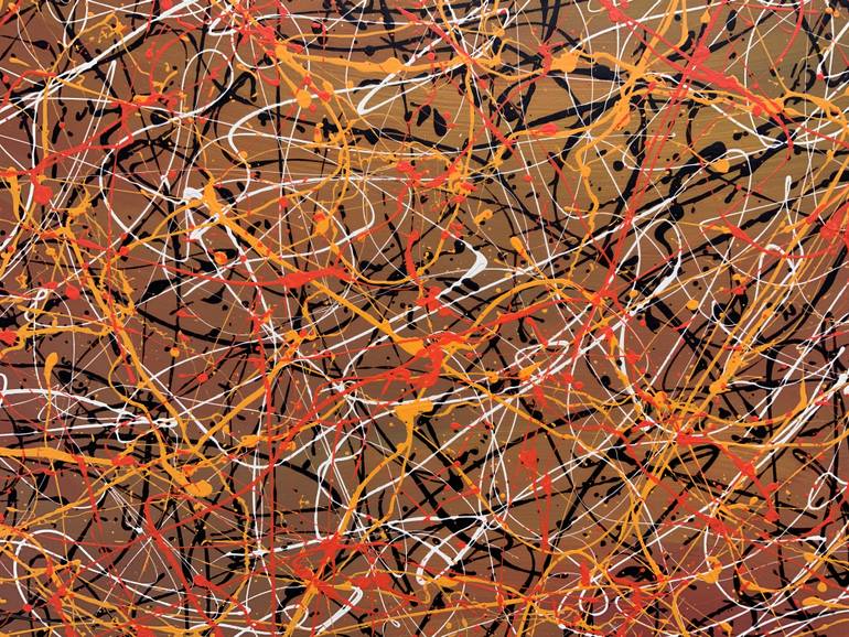 Original Abstract Expressionism Abstract Painting by Philip Leister