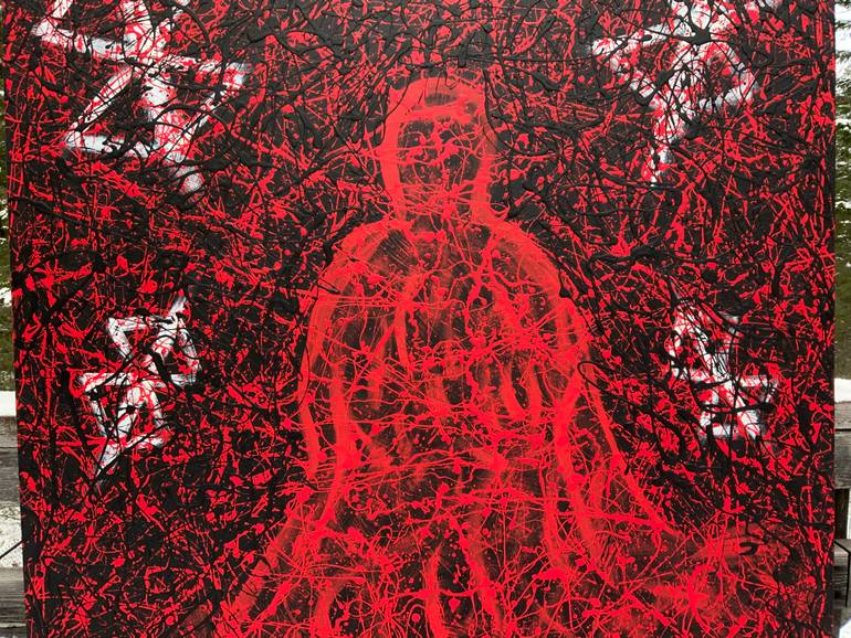 Original Abstract Expressionism Abstract Painting by Philip Leister